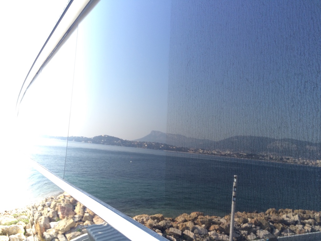 Protection coque yacht la Ciotat temporaire pour refit